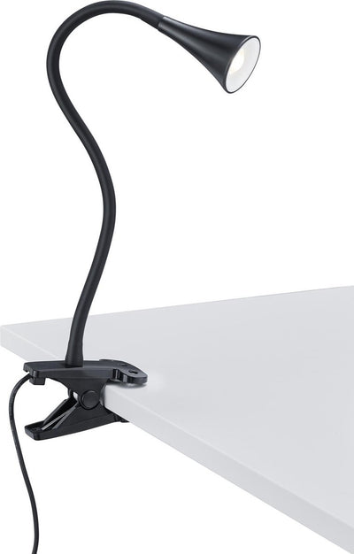 Rl Live Your Light Reality Viper - Klemmleuchte - Schwarz - inkl. 1x smd 3w - Schnurschalter - flexibel - Klemmlampe