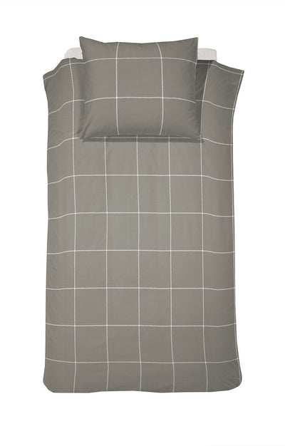 Cinderella robyn – Bettbezug – Satin – 140 x 200 220 cm – Taupe + 1 Kissenbezug 60 x 70