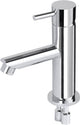 Differnz Waschtischarmatur gerade – Mischbatterie – kalt und warm – WC-Armatur – Chrom