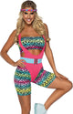Leg Avenue – 80er-Jahre-Cardio-Cutie-Kostüm – L – mehrfarbig