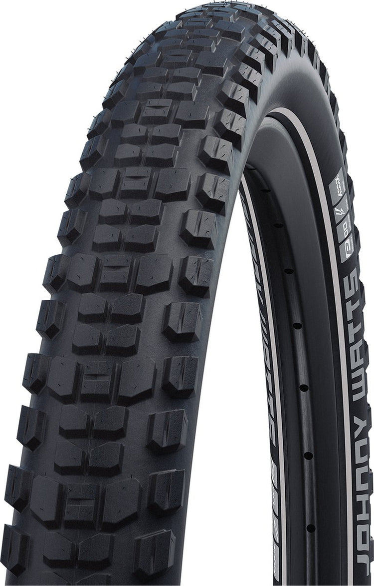 Schwalbe Johnny Watts lr – kabelgebunden – Addix – Leistung – 27,5 x 2,35 – Schwarz + Reflex
