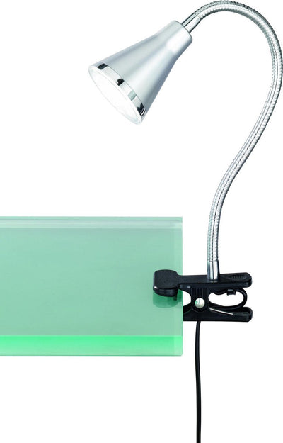 Rl Live Your Light Reality Arras - Klemmleuchte - Titan - inkl. 1x smd 4w - Schnurschalter - flexibel - Klemmlampe