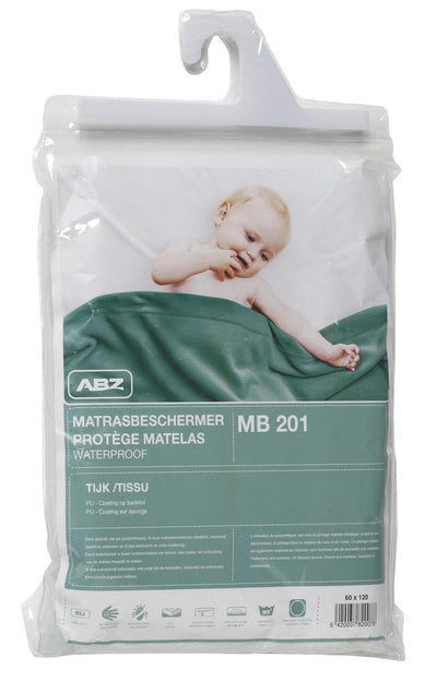 Abz wasserdichtes Spannbettlaken 75x95 cm - weiß
