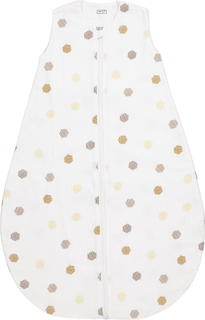 Meyco Babywaben-Babyschlafsack rund – Honiggold – 70 cm