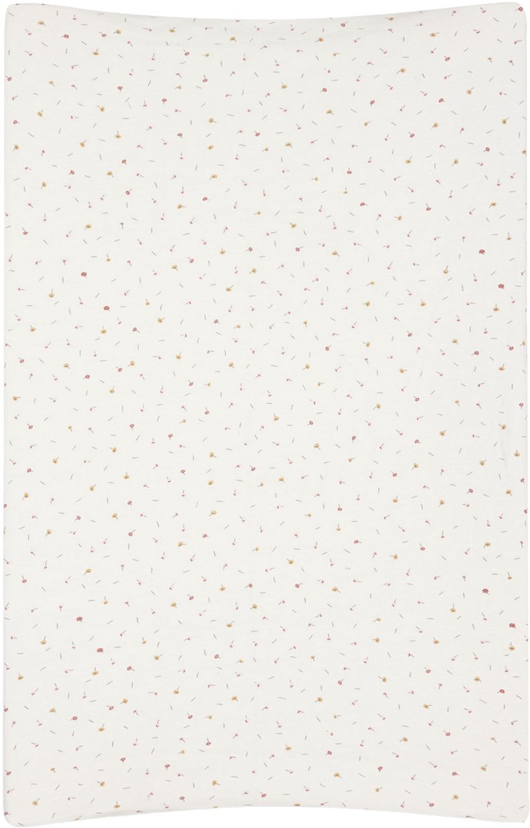 Jollein Wickelauflagenbezug – 50 x 70 cm – hübsches Picknick – Blumentropfen