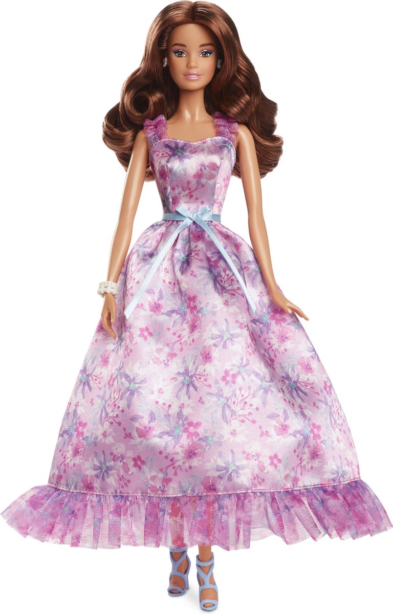 Mattel Signature Puppe mit blonden Haaren und Schwarz -Weiß -Abend
