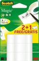 Scotch Klebeband Magic 19mmx15m 2+1 gratis unsichtbar 3 Rollen