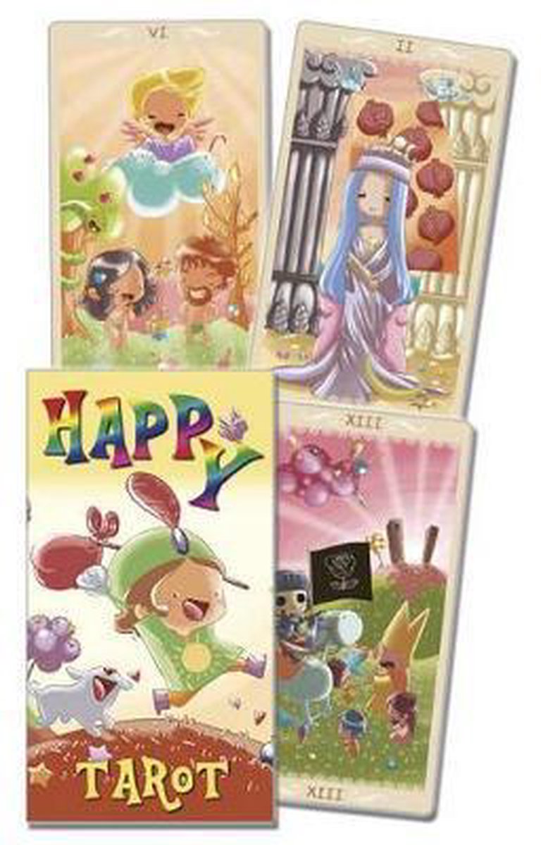 Lo Scarabeo Happy Tarot – Glücksdeck mit frischem Kunststil