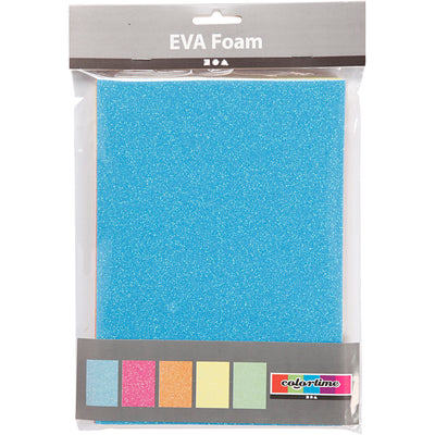 Schaumstoffplatten der Firma Creativ, A5, Blatt 150x210 mm, Stärke 2 mm, verschiedene Farben, 5 Blatt 1 Karton