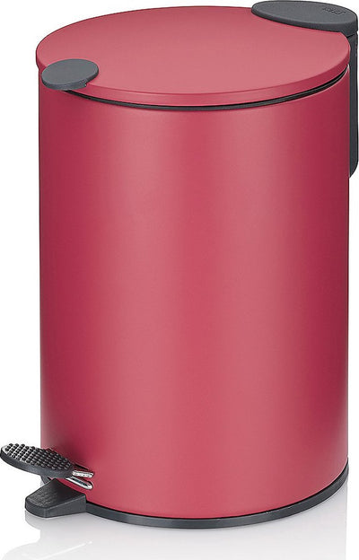 Kela Tretabfalleimer, 3 l, pastellrot - | matt