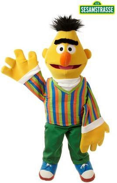 Living Puppets Handpuppe Bert Sesamstraße groß 65cm