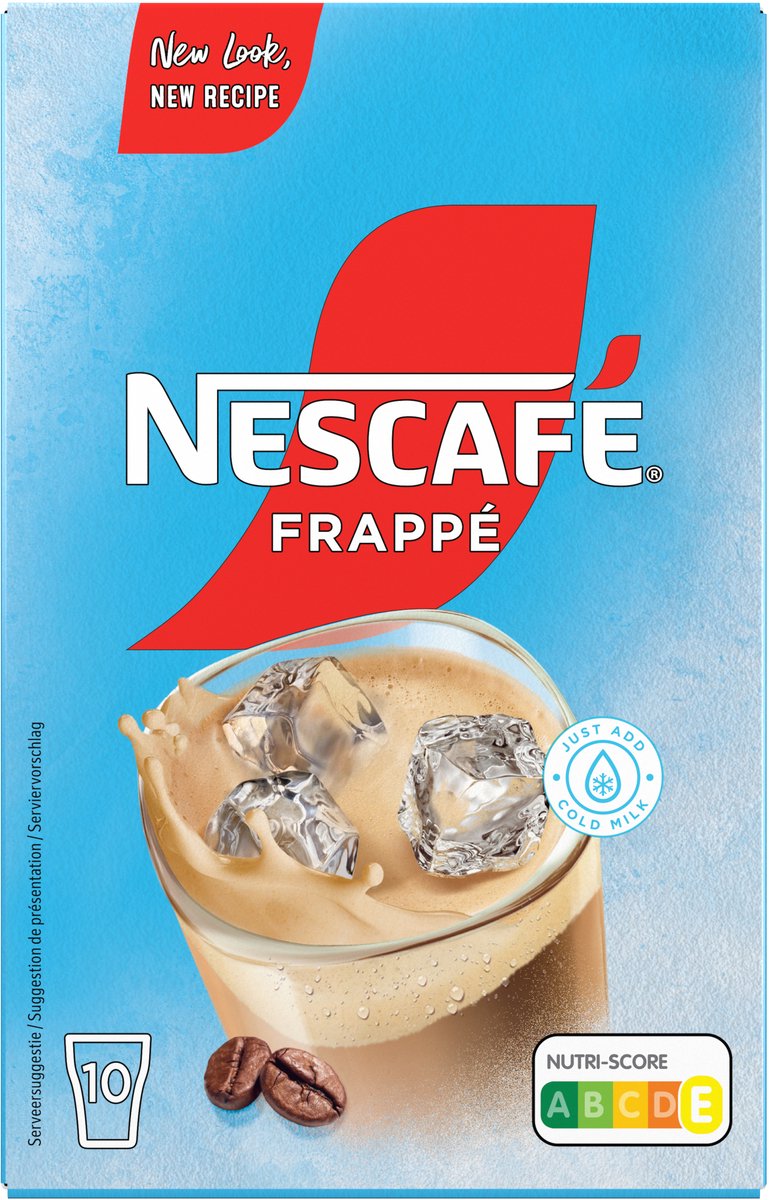 Nescafé Frappé Instantkaffee – 6 Kartons x 10 Beutel