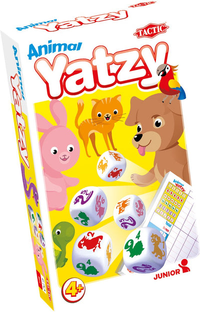Taktiktiere Yatzy – Brettspiel – Kompaktausgabe – Würfelspiel für Groß und Klein – ab 4 Jahren – 2 oder mehr Spieler