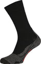 Falke TK2 Anti-Blister Wandersocken aus dickem Woll-Funktionsmaterial Herren Schwarz - Größe 39-41