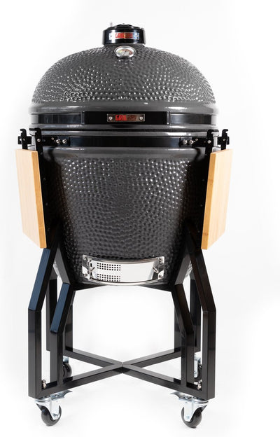 Grill Guru Kamado Barbecue Original XL ø56 cm ø22,05 Zoll – komplett – grau