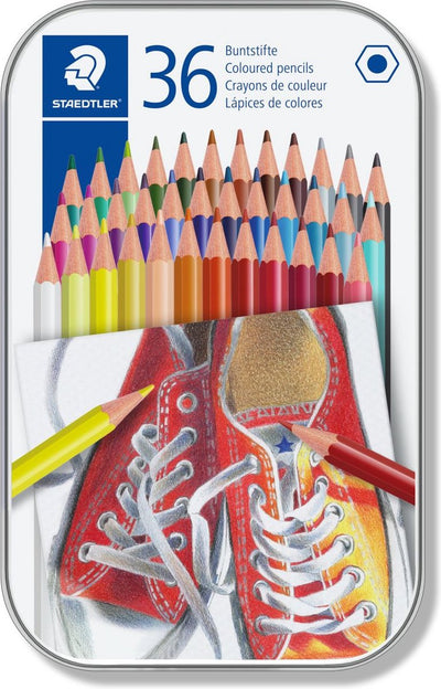 Staedtler holzfreier Buntstift - Metalletui 36-tlg
