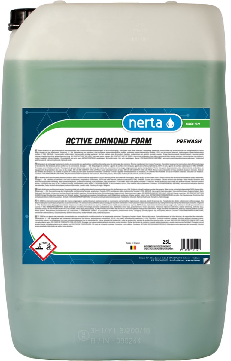 Nerta Aktiv-Diamantschaum – Autoshampoo – Schneeschaum – 5 Liter