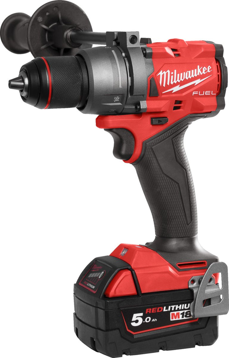 Milwaukee m18 fpd3-502x | m18 kraftstoff-akku-schlagbohrmaschine | 18v | 2 x 5,0 Ah Akku + Schnellladegerät | in der HD-Box 4933479860