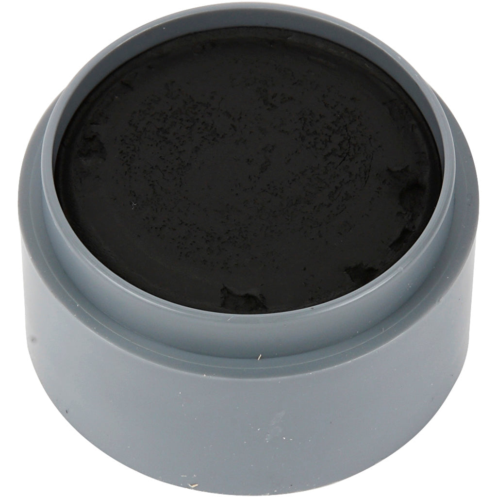 Grimas Gesichtsfarbe, schwarz, 15 ml 1 Box