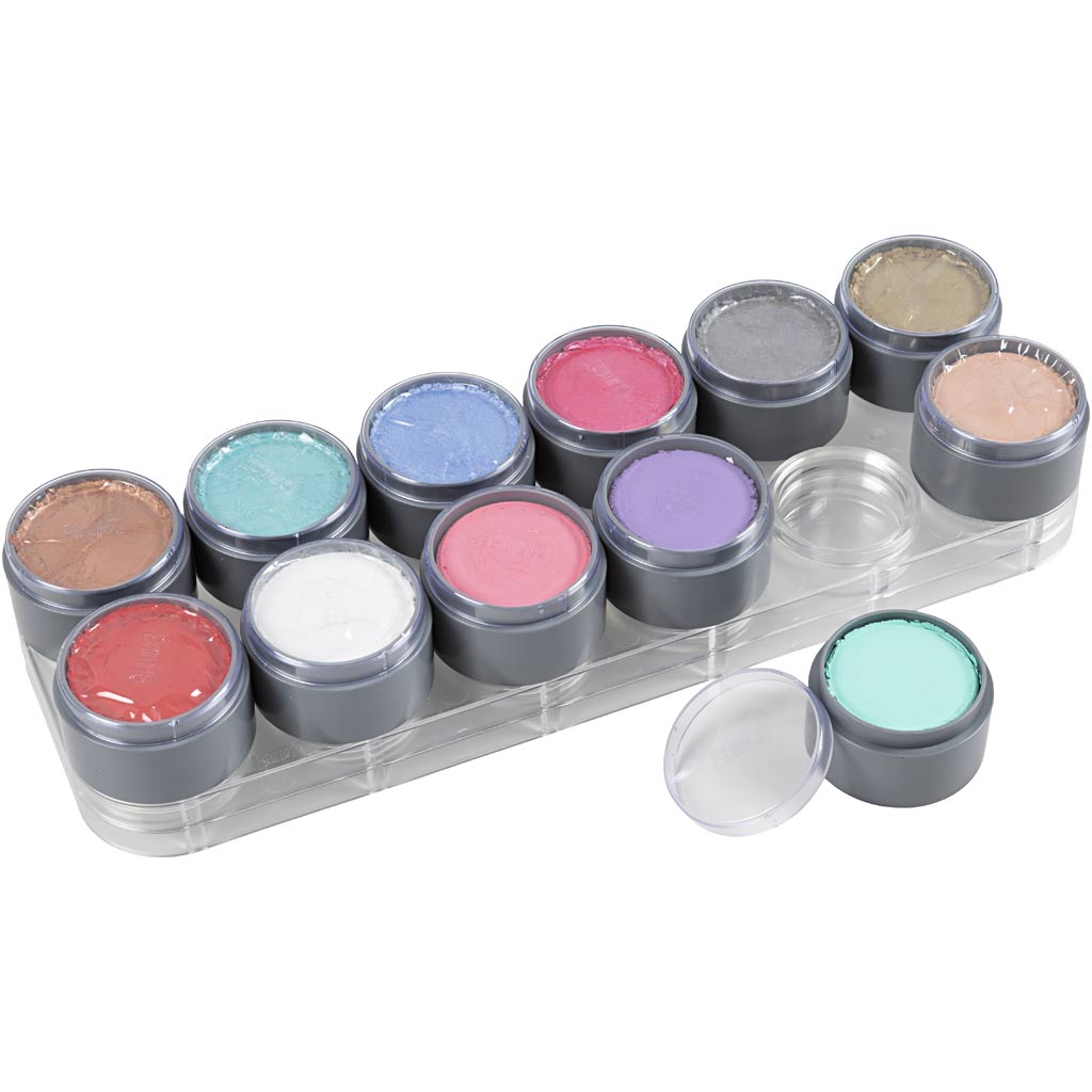 Grimas Make-up - Make-up-Palette, verschiedene Farben, 12x15 ml 1 Stück