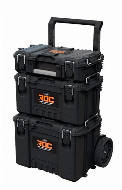 Keter 256982 Roc Pro Werkzeugkoffer-Set Kunststoff schwarz
