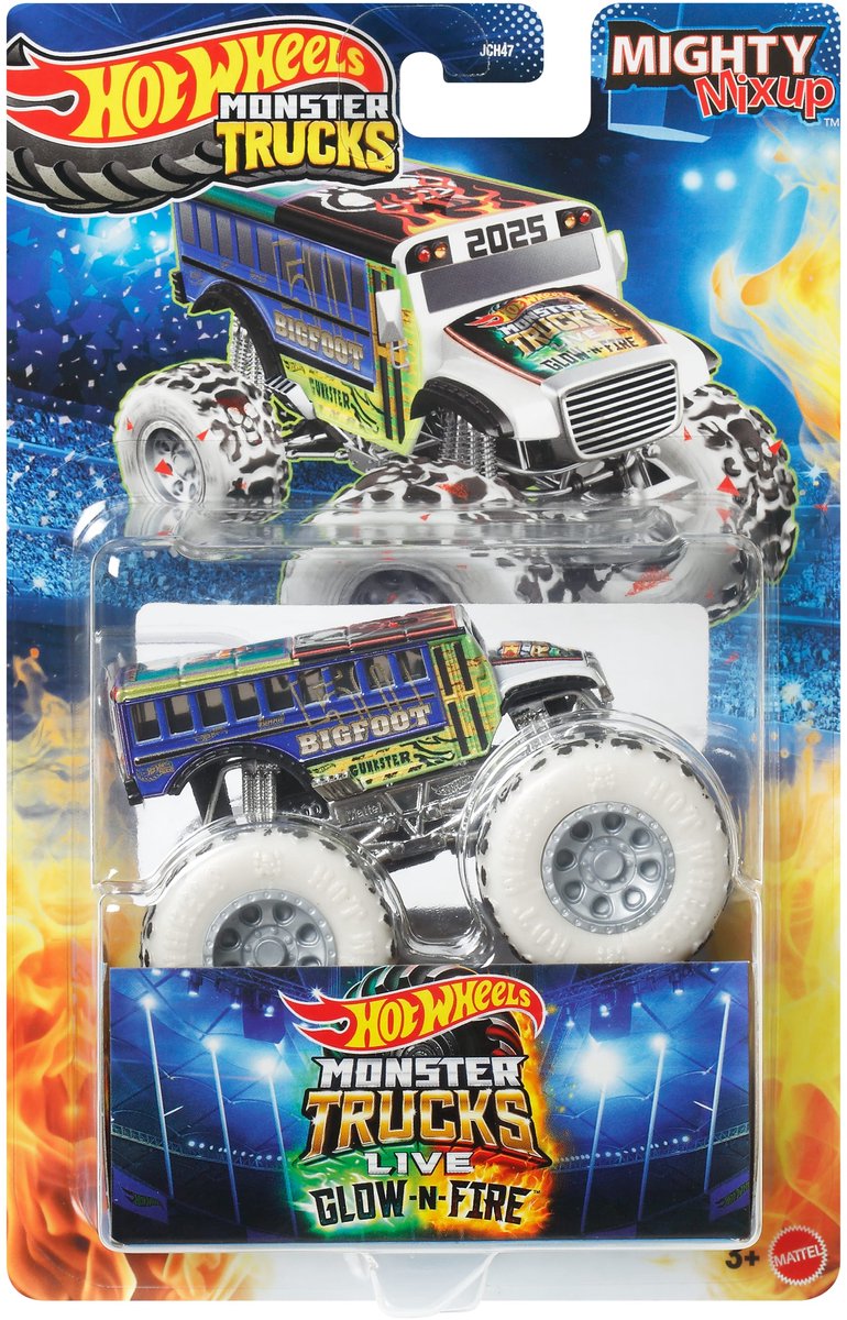 Hot Wheels Monster Trucks JCH47, Monster Truck, 3 Jahre, Kunststoff, Metall, mehrfarbig