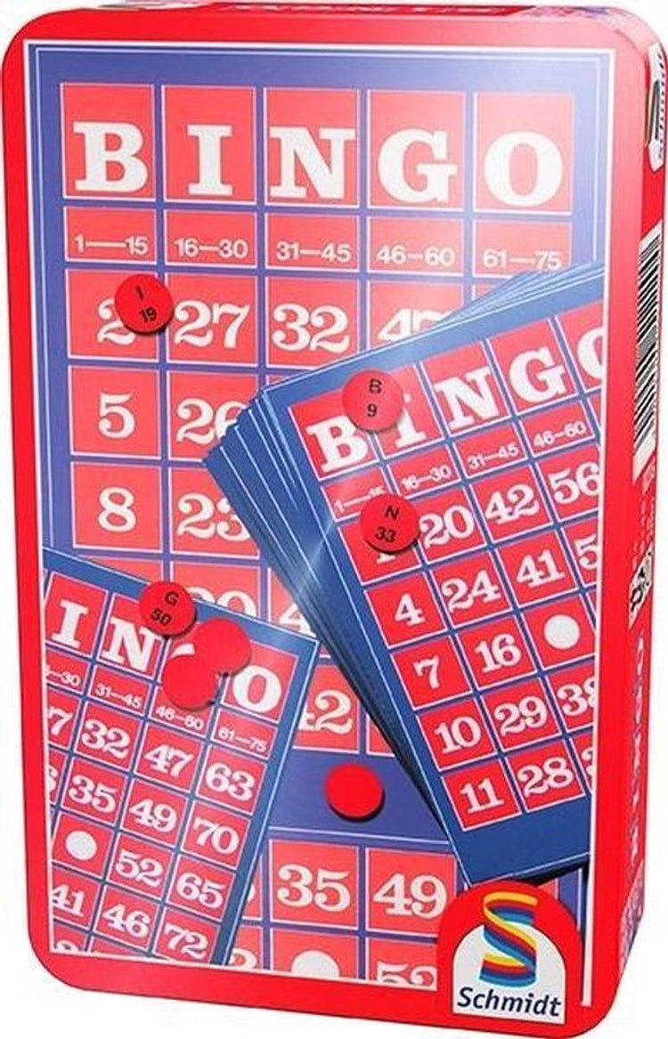 Schmidt ® - Bingo - Classic Line - Brettspiel - Glücksspiel für Familie und Gruppen - ab 6 Jahren - 2+ Spieler
