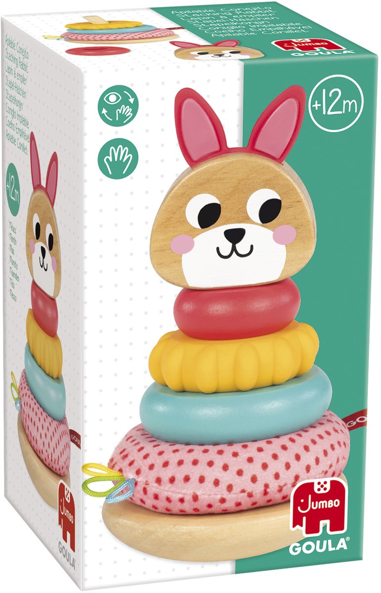 Jumbo - Goula - Hase stapeln - Lernspiel