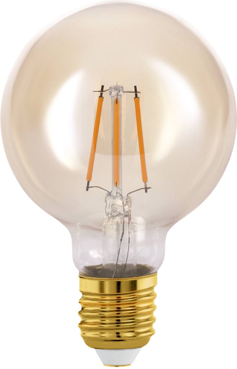 Eglo LED-Lampe - E27 - ø 8 cm - Bernstein - 2200k - 350 Lumen