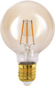 Eglo LED-Lampe - E27 - ø 8 cm - Bernstein - 2200k - 350 Lumen