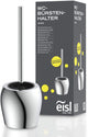 Eisl Toilettenbürstenhalter – Chrom – Badezimmer-Toilettenbürste – freistehende Toilettenbürste mit Halter und Innenbehälter – Toilettenbürste