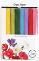Krepppapier Standardfarben, 8 Blatt