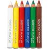 Giotto Schminkstifte, L: 9 cm, Standardfarben, 6 Stück, 1 Box