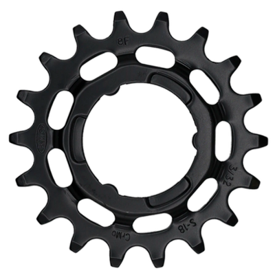 KMC Ritzel Shimano schmal 18T hinten schwarz