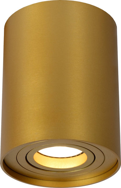 Lucide Tube - Deckenstrahler (Deckenleuchte) - ø 9,6 cm - 1xGU10 - Messing mattgold