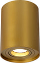 Lucide Tube - Deckenstrahler (Deckenleuchte) - ø 9,6 cm - 1xGU10 - Messing mattgold
