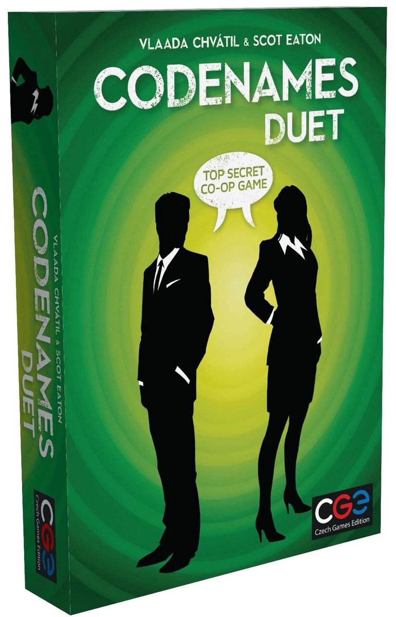Asmodee Czech Games Codenames Duet – kooperatives Brettspiel für 2 Spieler
