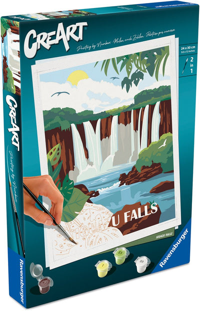 Ravensburger Creart Malen nach Zahlen – Iguazu-Wasserfälle