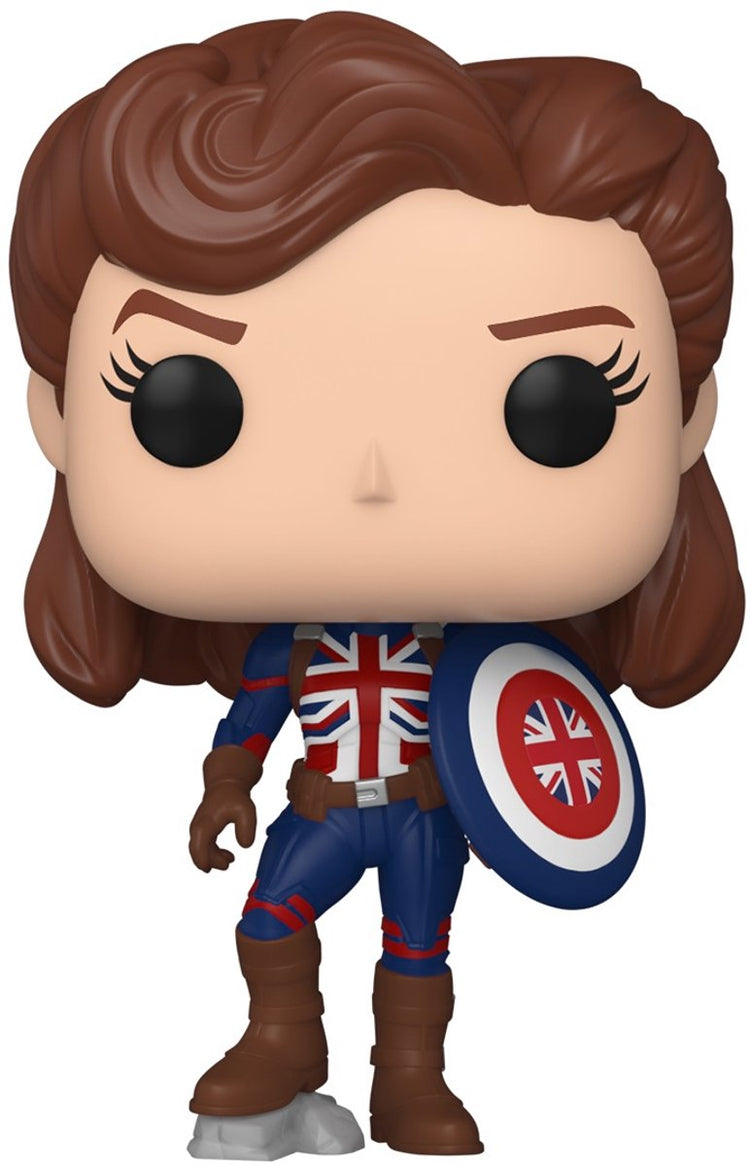 Marvel Funko Was wäre, wenn...? Sammlerfigur Puppe! Vinyl – alles ist möglich, Captain Carter, mehrfarbig