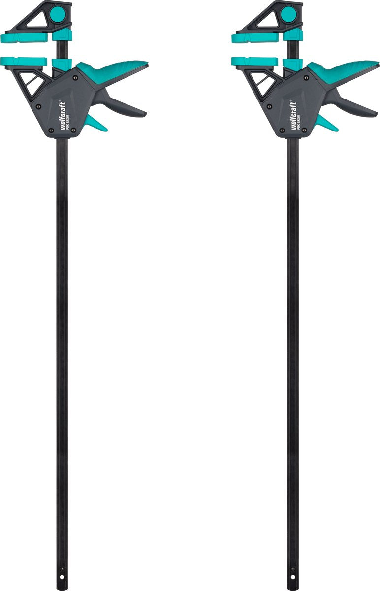 Wolfcraft - 2 Klebeklemmen pro ergo - 700 mm - 8677060