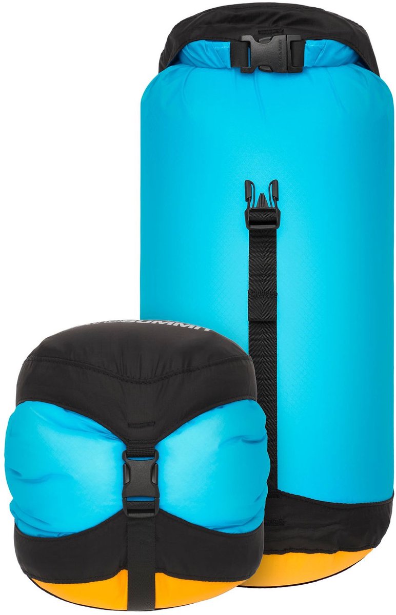 Sea to Summit Packsack Evac Ultralight Kompressions-Trockenbeutel 8 l Blau Atoll Blau