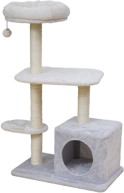 Ebi Kratzbaum Salinas grau 58 x 38 x 97 cm - Katze