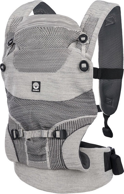 Dooky Babytrage – Babytrage Terra Nova Grau – Kindertrage – Kleinkind- und Babytrage 3,5-15 kg – ergonomische M-Position – Rückentrage – verstellbar und atmungsaktiv – Babytragen – Babytrage
