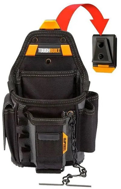 Robuste TB-CT-34 Elektriker-Werkzeugtasche, schwarz