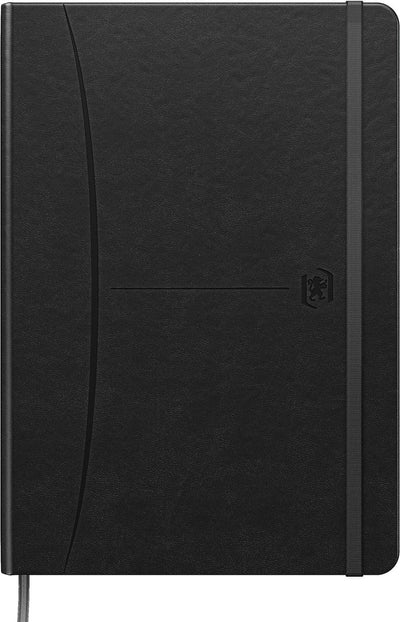 Notizbuch Oxford 400154942 Kunstleder schwarz