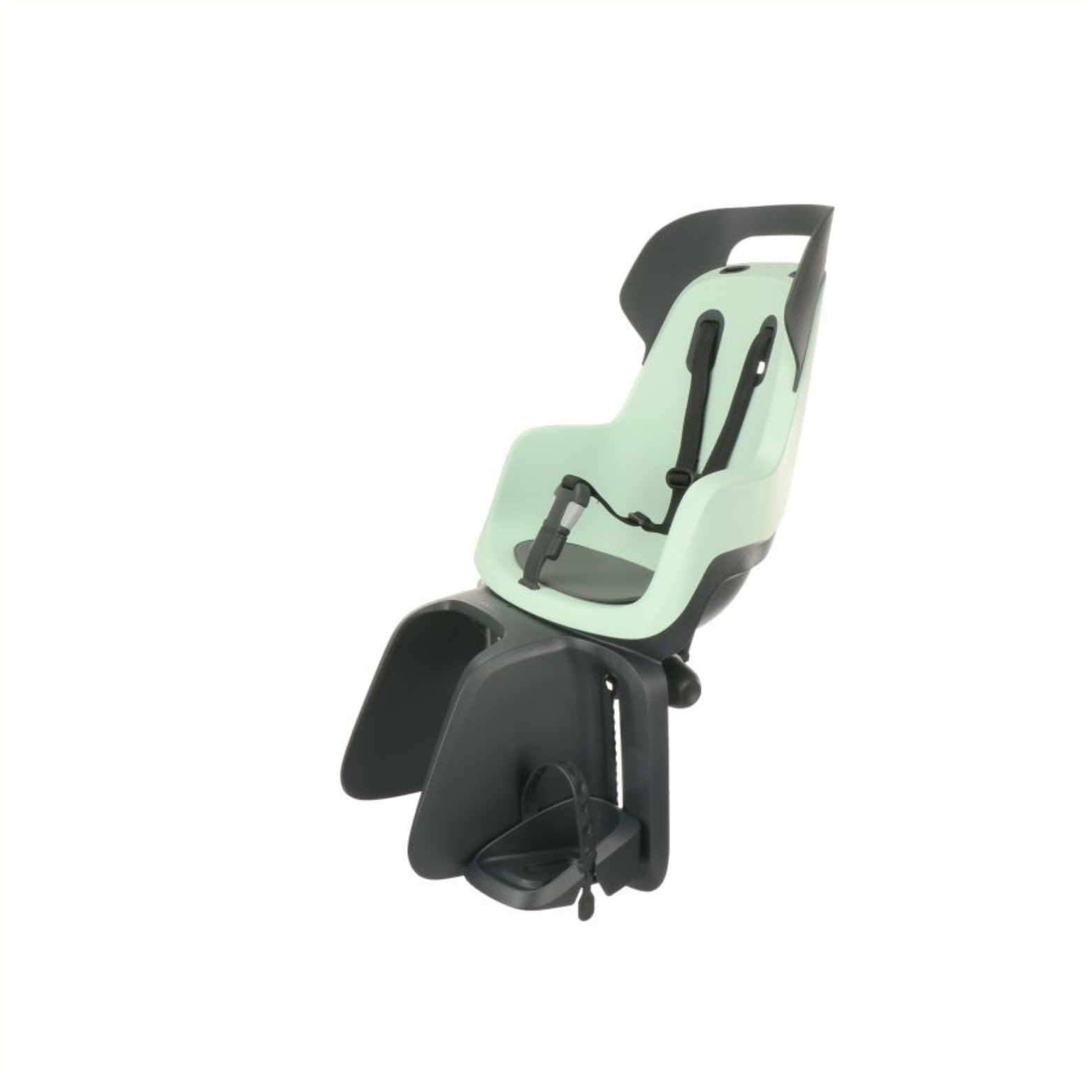 Bobike Go Rs Rücksitz mit Schlafmodus. Farbe: Marshmallow Mint, Drager Montage