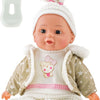 Beau Babypop 32 cm + Winteroutfit und Flasche