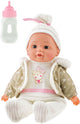 Beau Babypop 32 cm + Winteroutfit und Flasche
