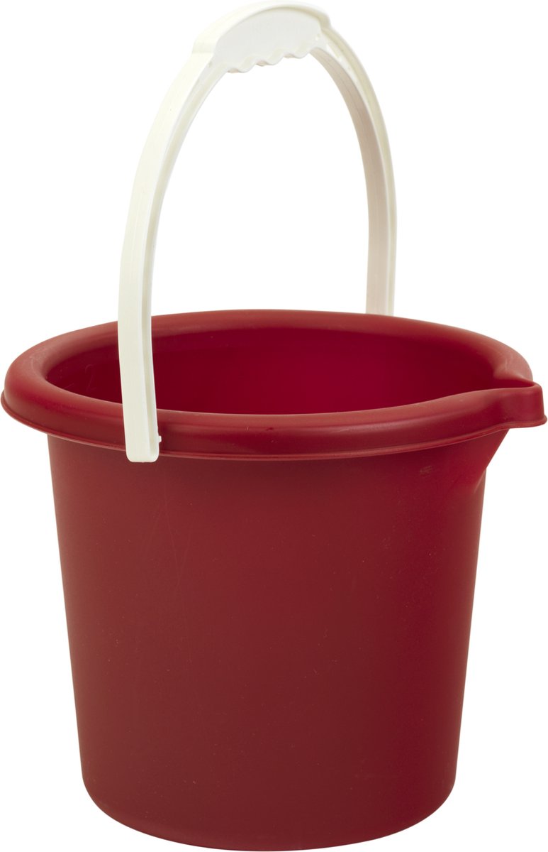 Kleiner Sandeimer rot (recycelter Kunststoff)