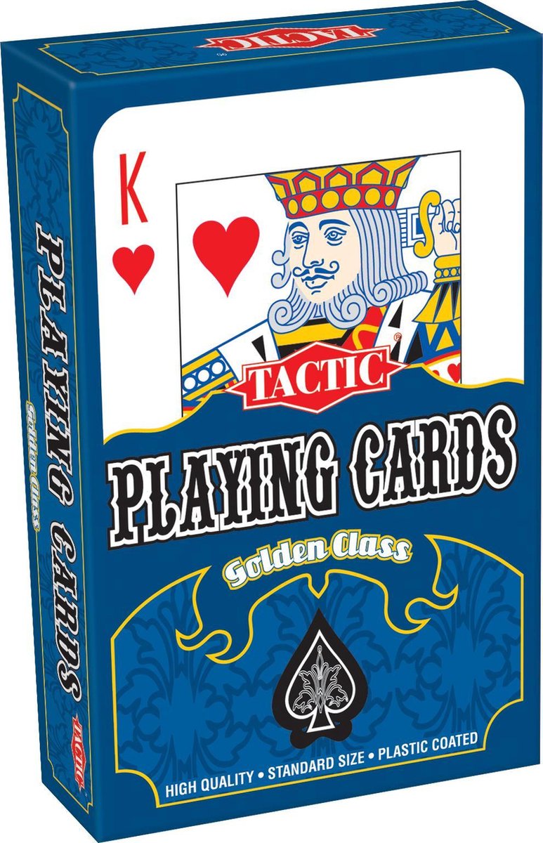 Taktische Spielkarten der goldenen Klasse